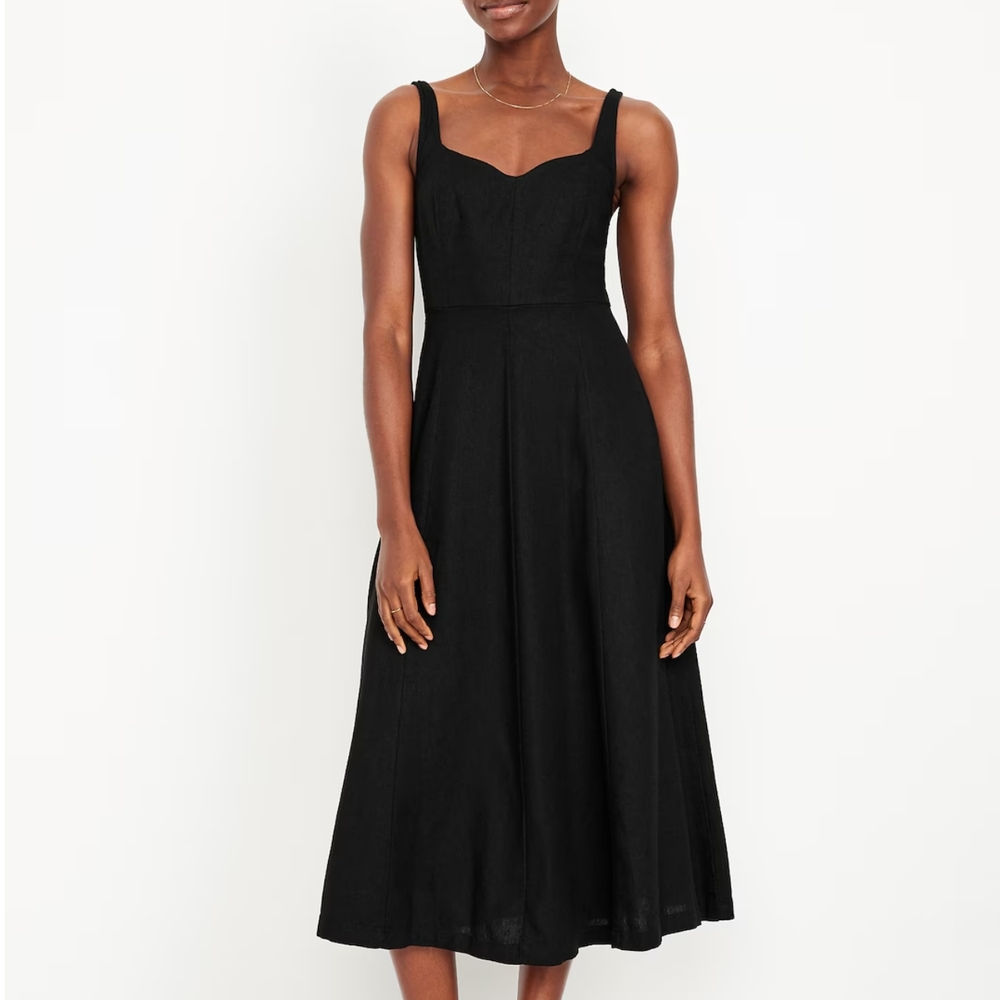 Old Navy Fit & Flare Midi Dress